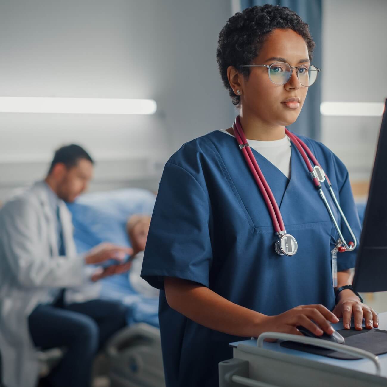 patient in the hospital
